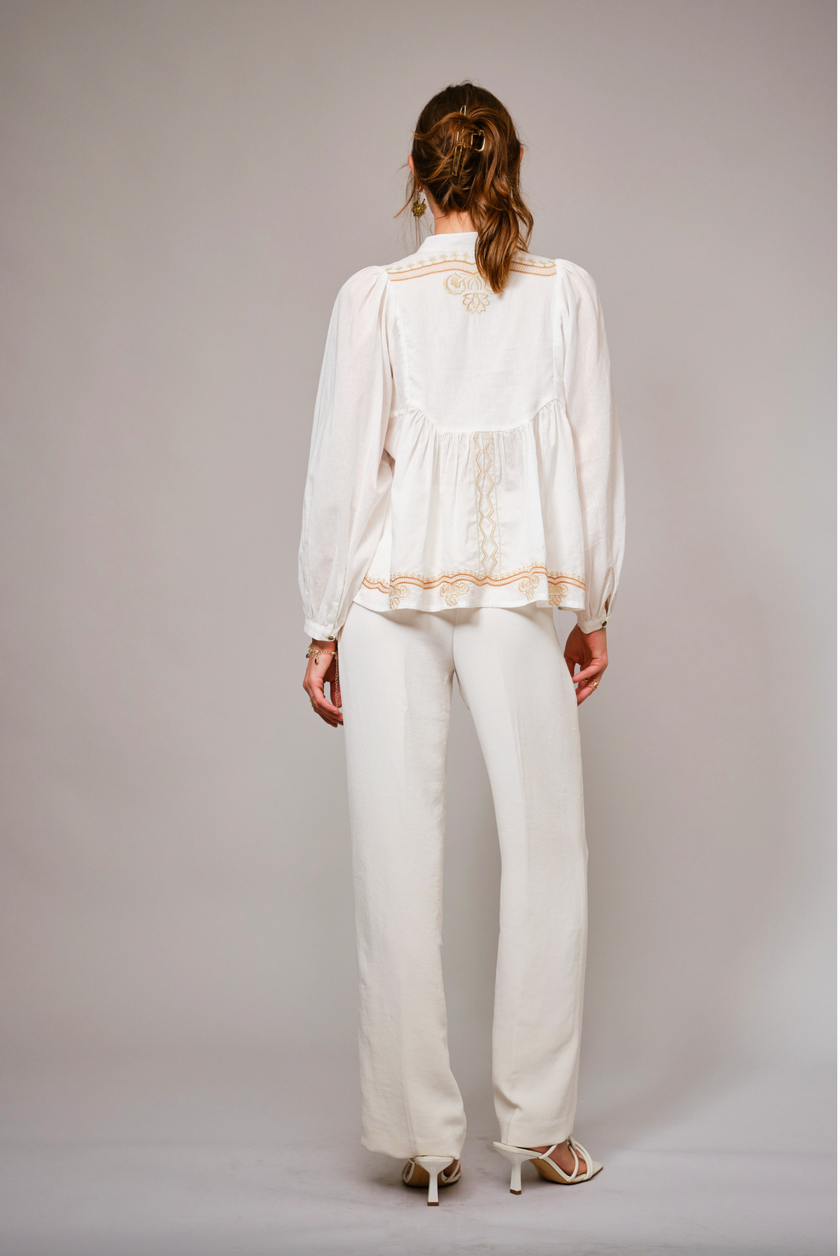 Gilly Embroidered Top