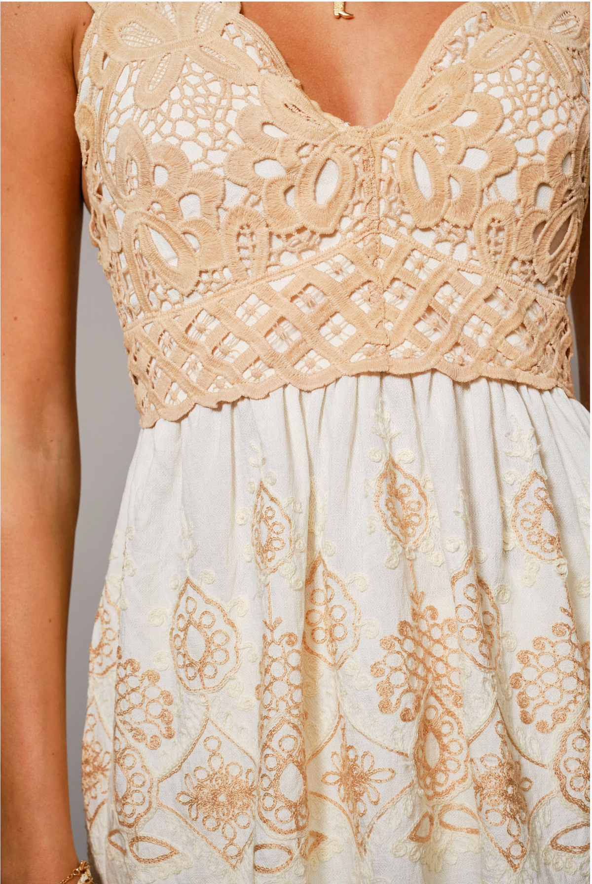 Sissy Lace Embroidered Top