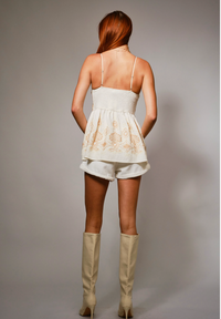 Sissy Lace Embroidered Top