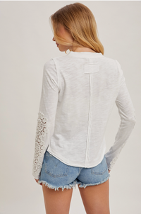 Parker Crochet Sleeve Top