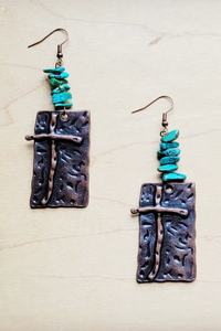 Tallulah Cross Earrings