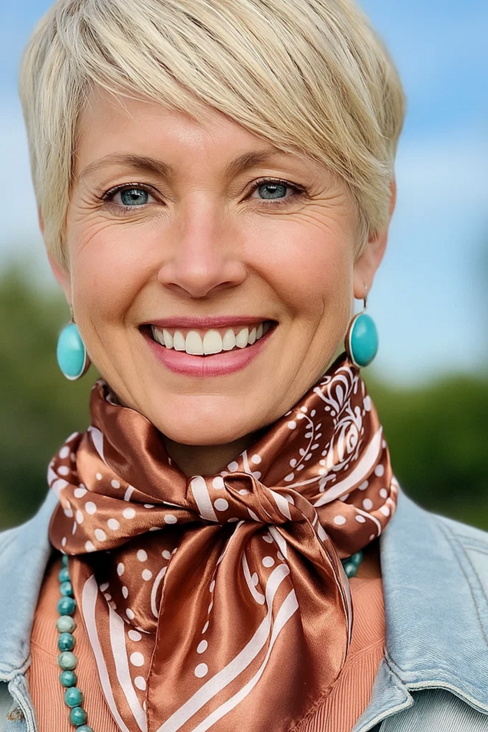 Paisley Wild Rag Scarf | Copper