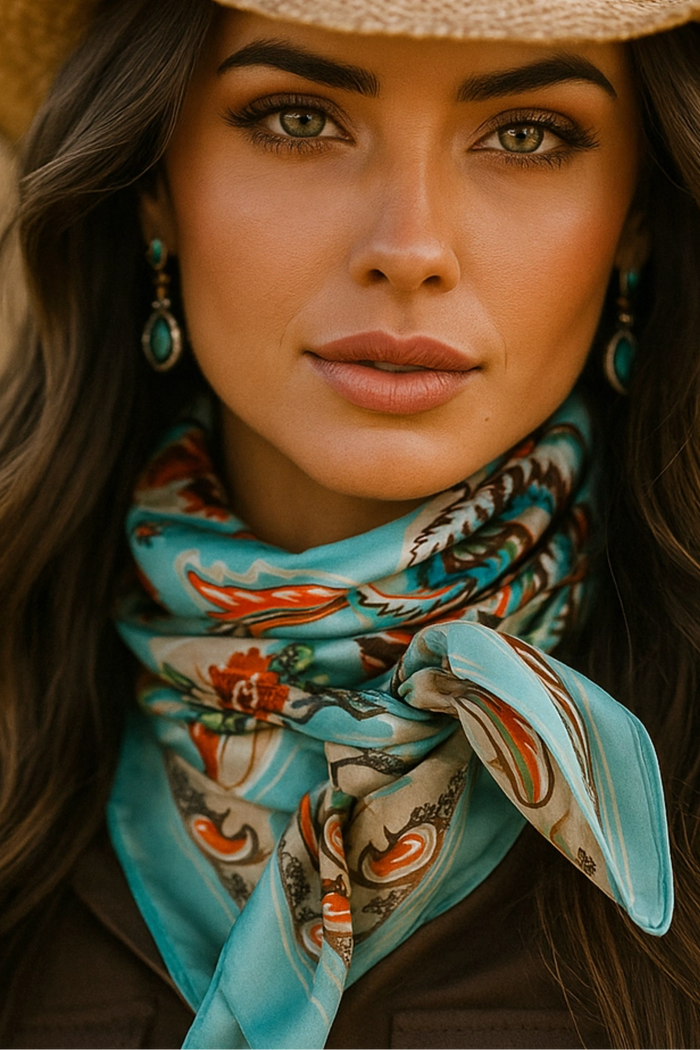 Paisley Wild Rag | Turquoise