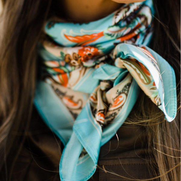 Paisley Wild Rag | Turquoise