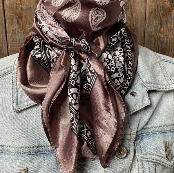 Paisley Wild Rag | Coffee