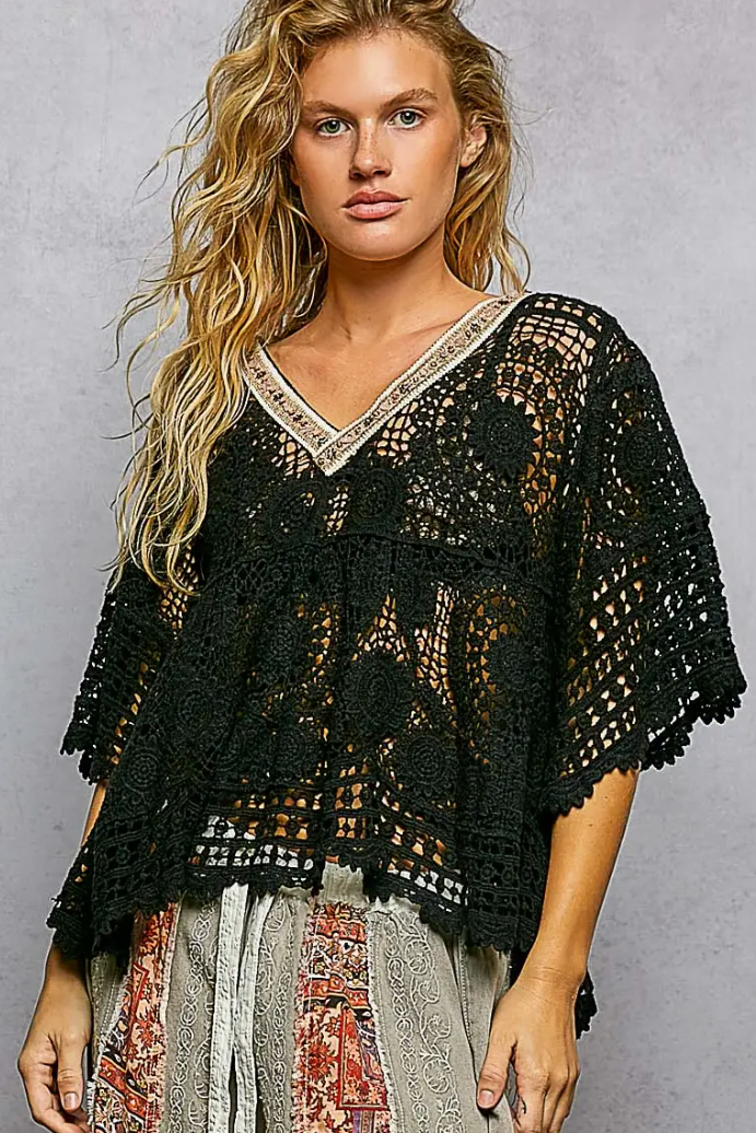 Raleigh Crochet Top