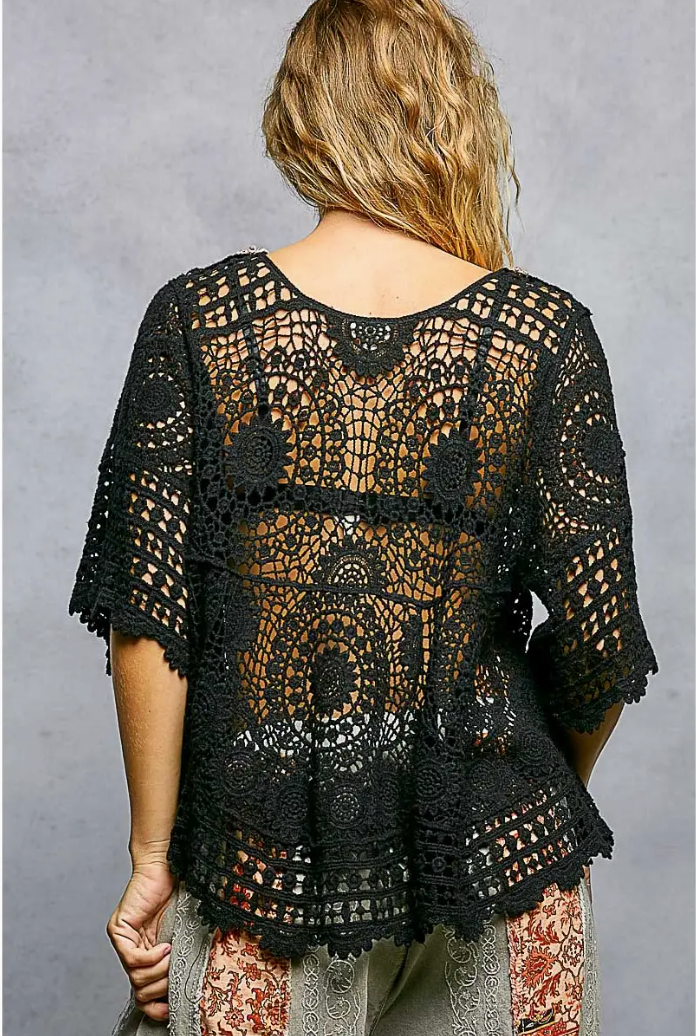 Raleigh Crochet Top