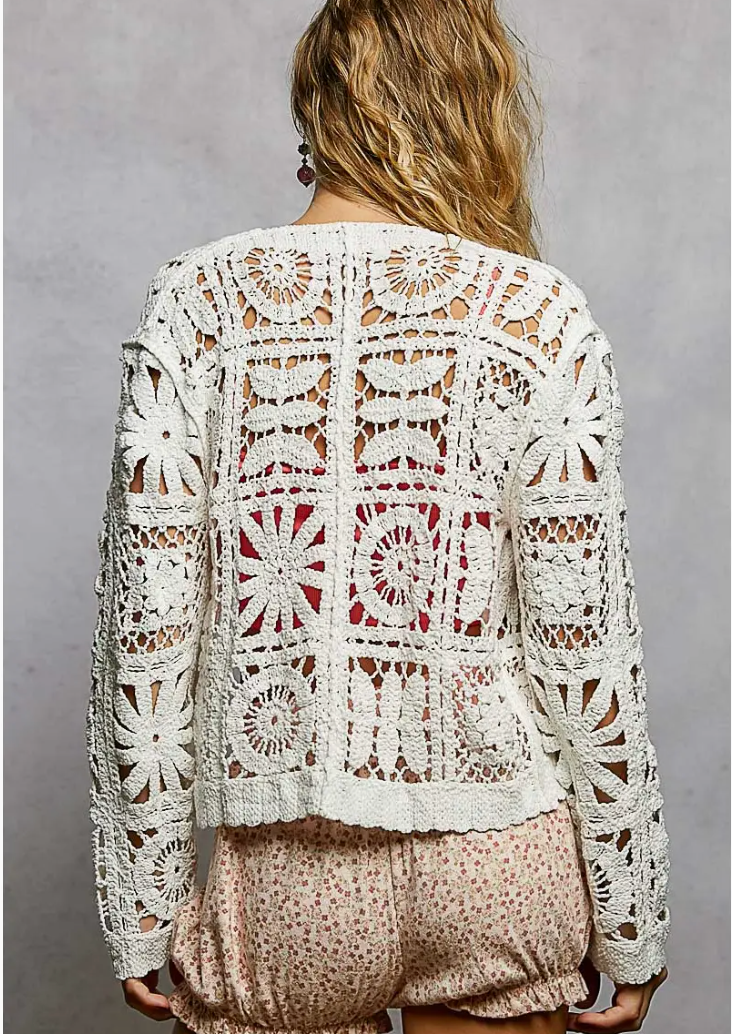 Dakota Crochet Cardigan