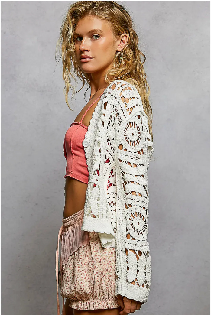 Dakota Crochet Cardigan