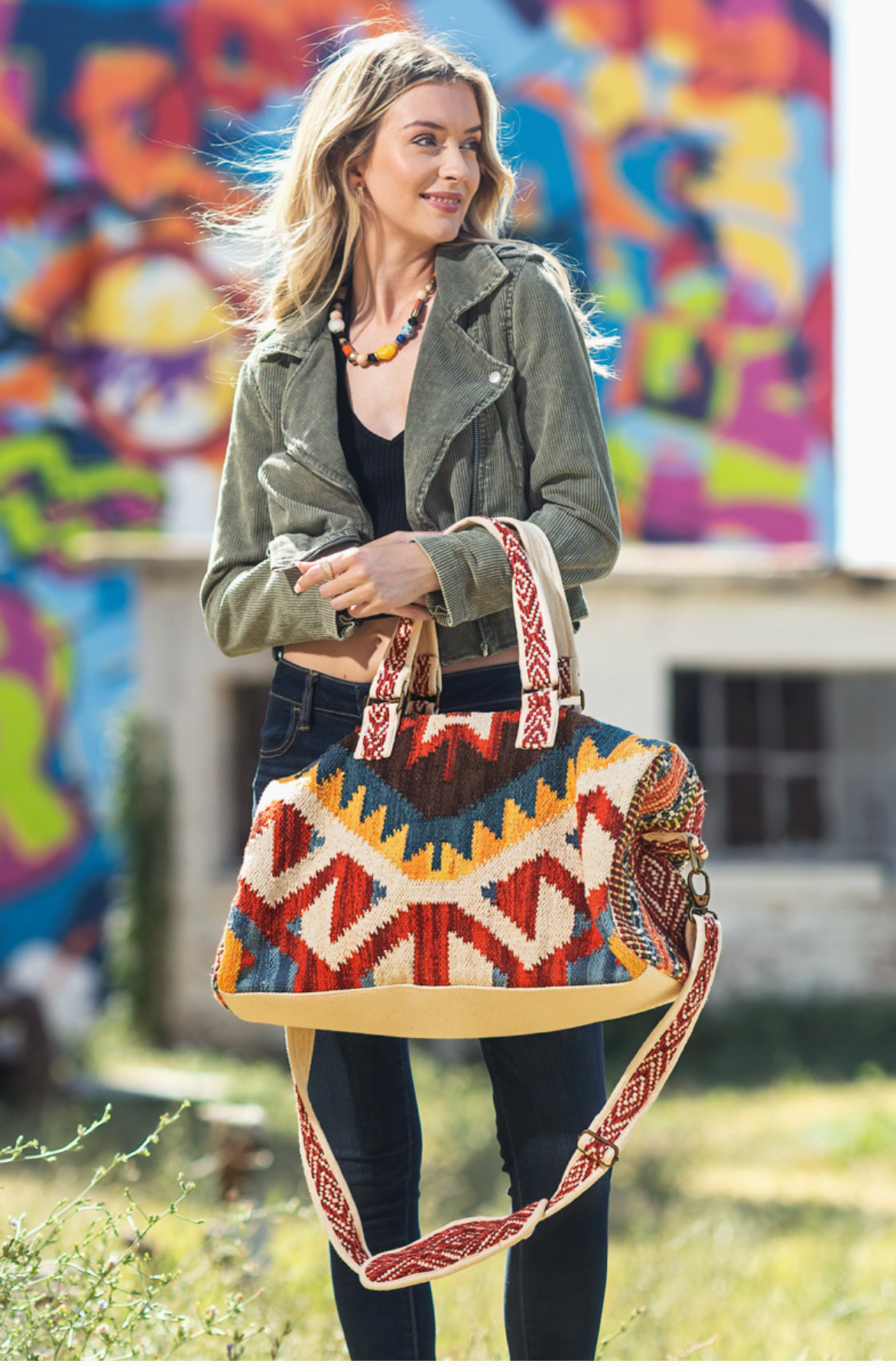 Backroads Handwoven Duffel