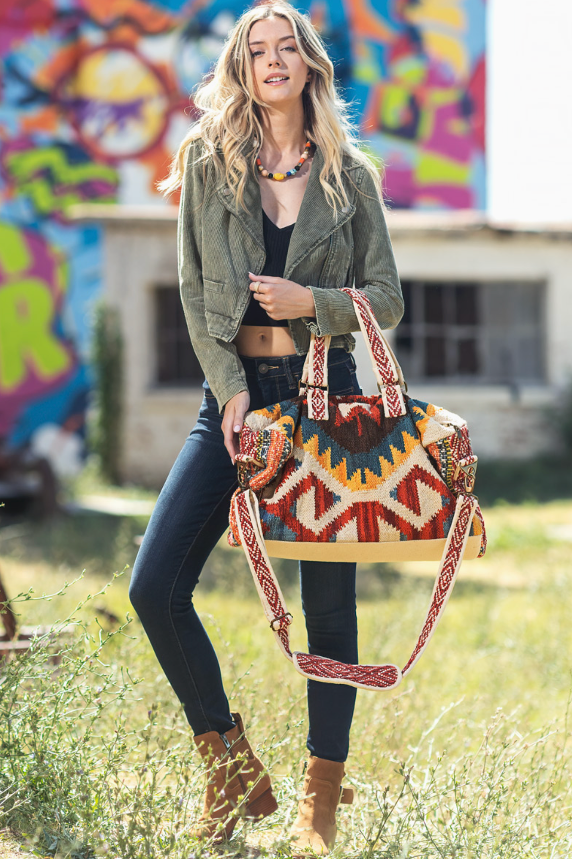 Backroads Handwoven Duffel