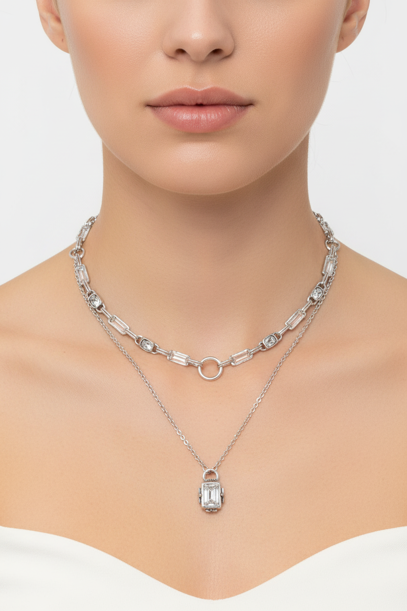 Alexandra Pewter Necklace