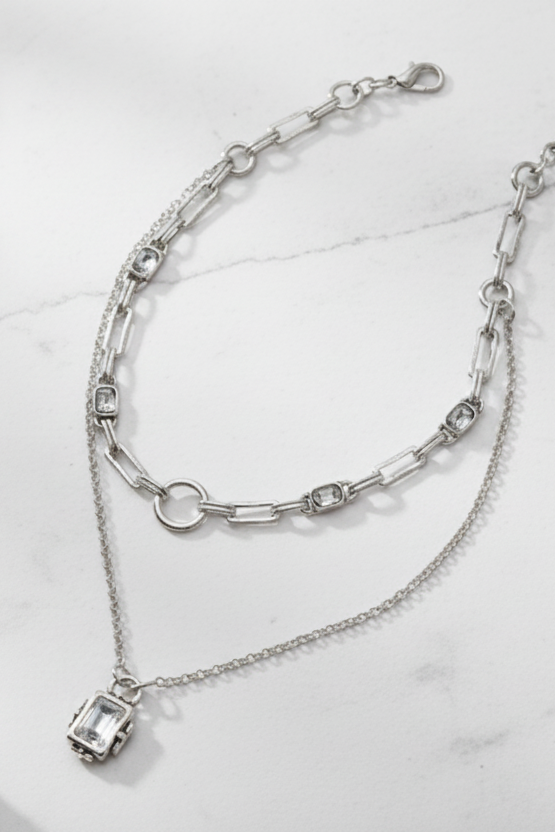 Alexandra Pewter Necklace