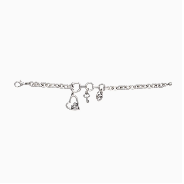 She's A Charmer Pewter Bracelet