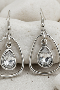 Fade Away Pewter Earrings