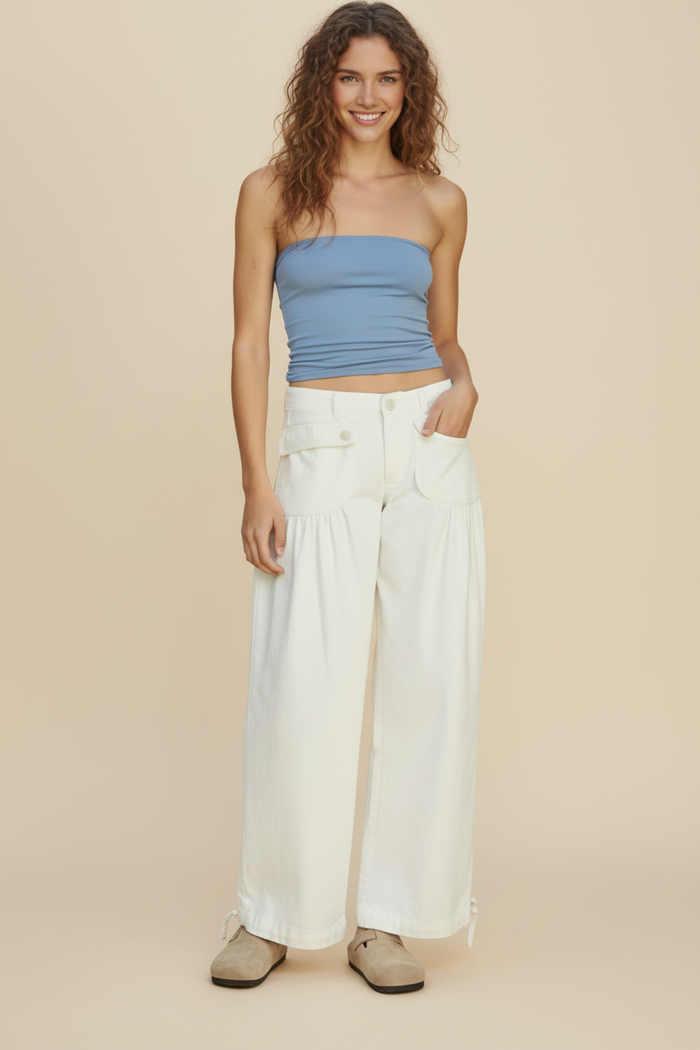 Santebela Jean- Off White