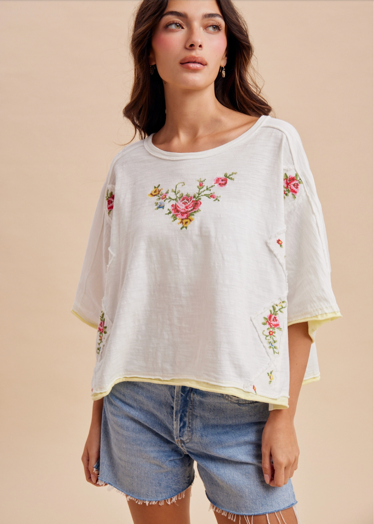 Bloom Stitched Top