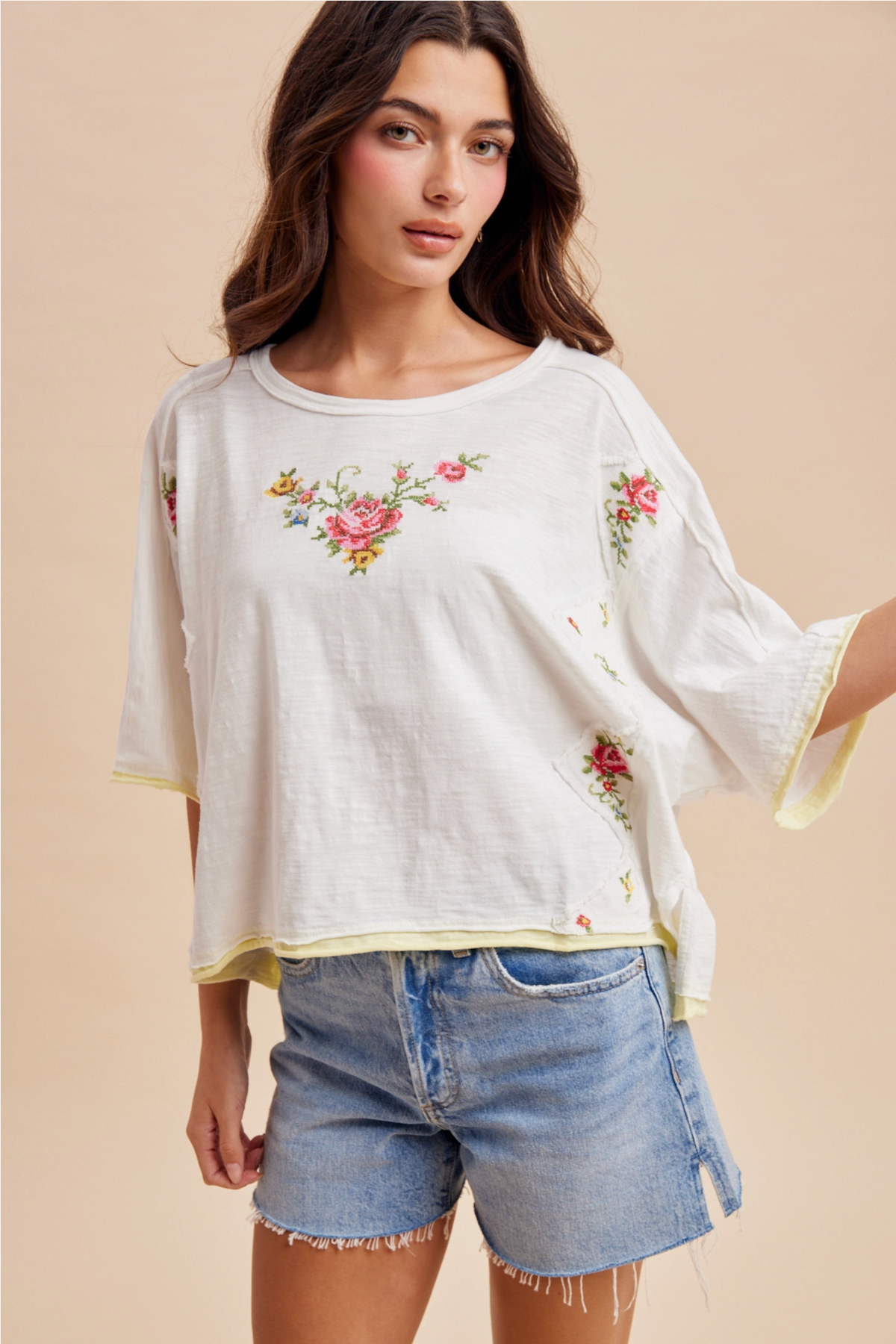 Bloom Stitched Top