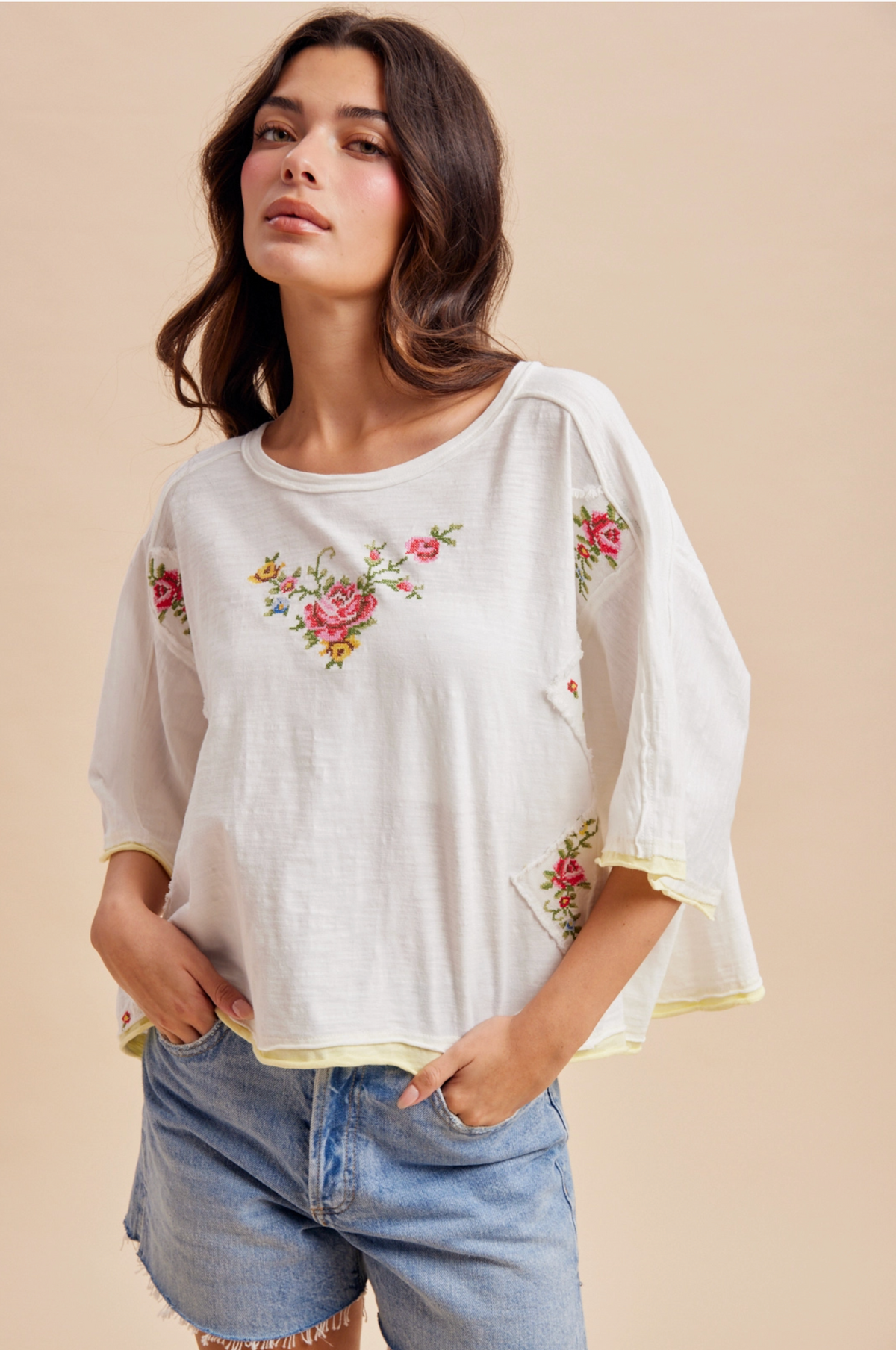 Bloom Stitched Top