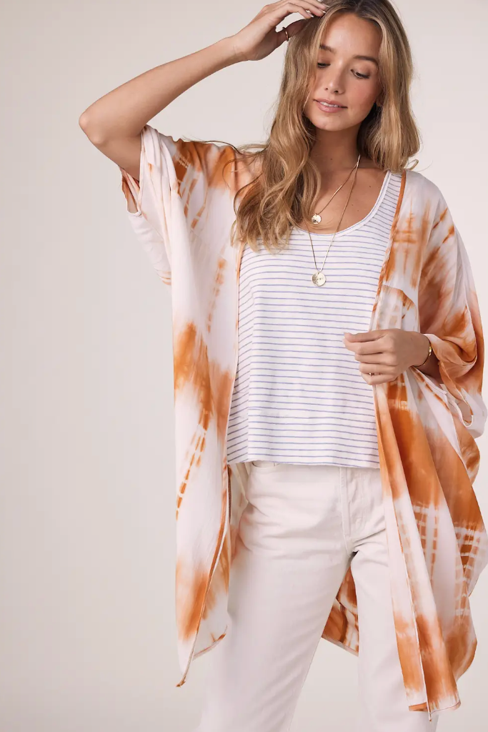 Sail Away Kimono - Ginger