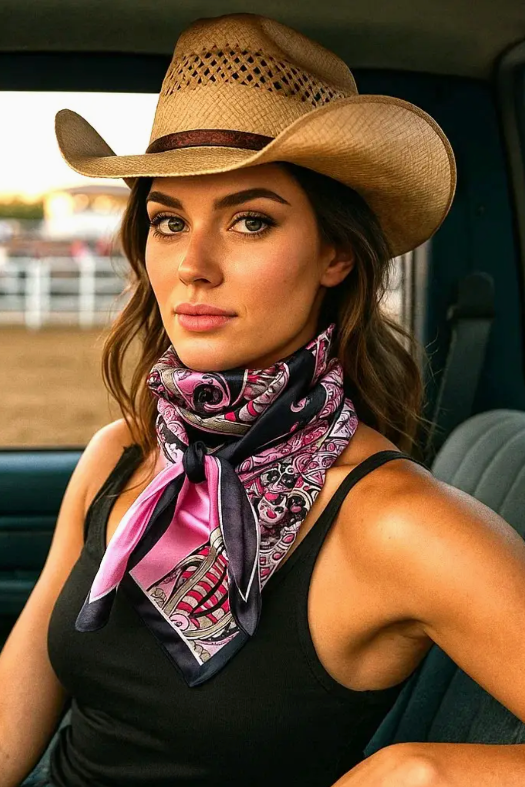 Wild Rag Paisley Scarf