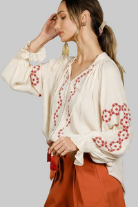 Rosa Embroidered Top