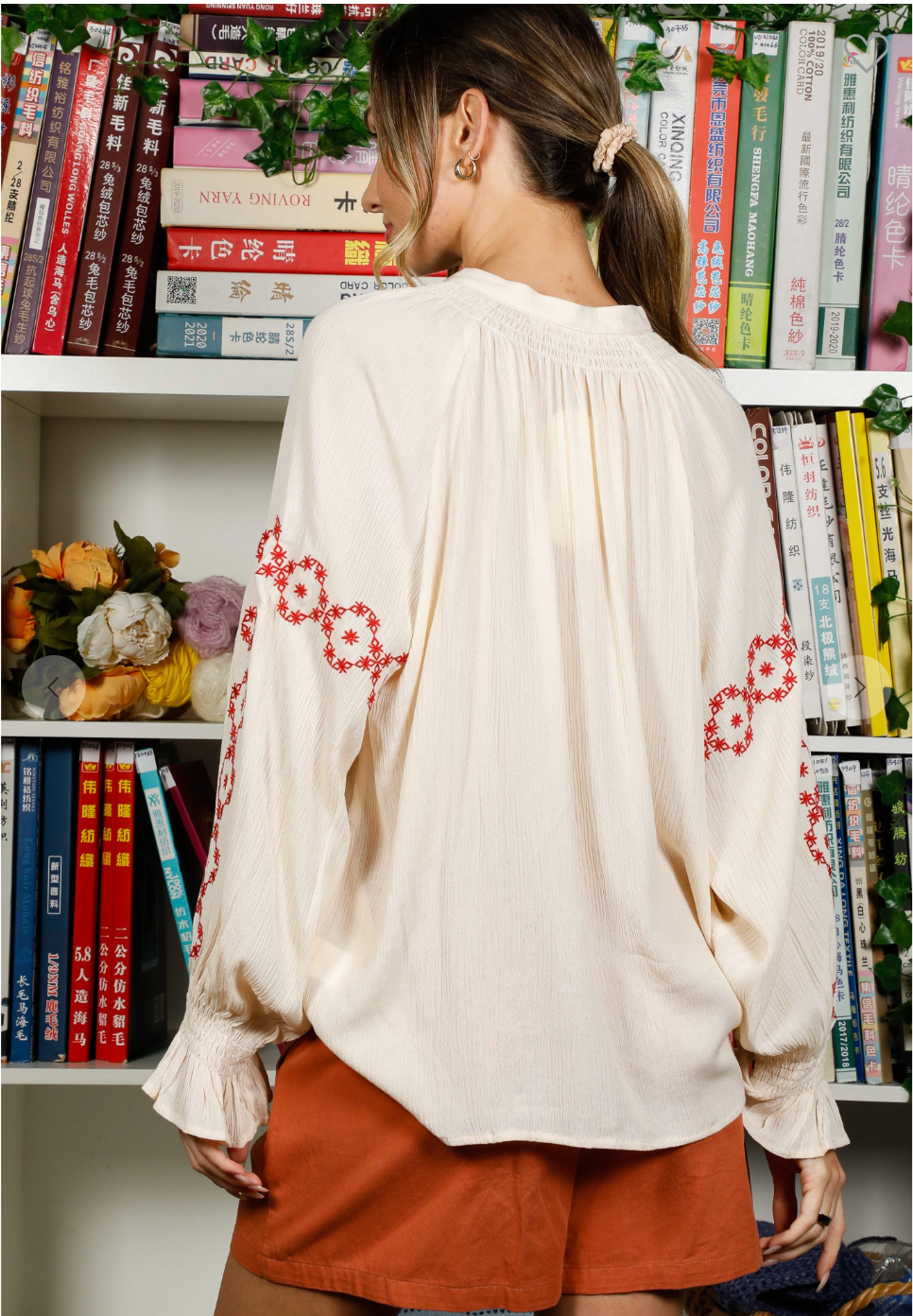 Rosa Embroidered Top