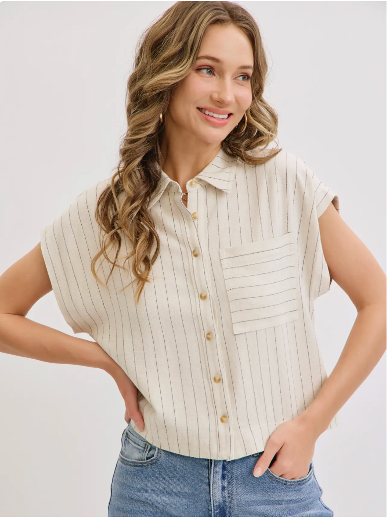 Lucinda Linen Top