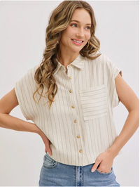 Lucinda Linen Top