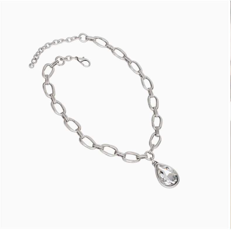 Pewter Queen Bee Necklace