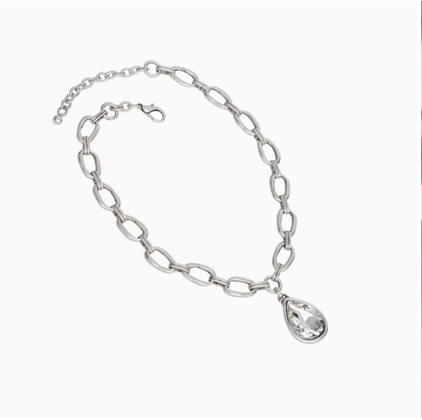 Pewter Queen Bee Necklace