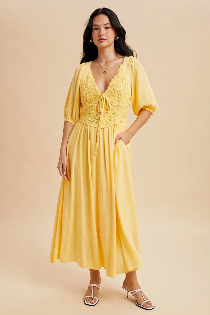 summertime midi dress Ivory Midi Casual Summer Dress with Floral Print Ivory Floral / Small