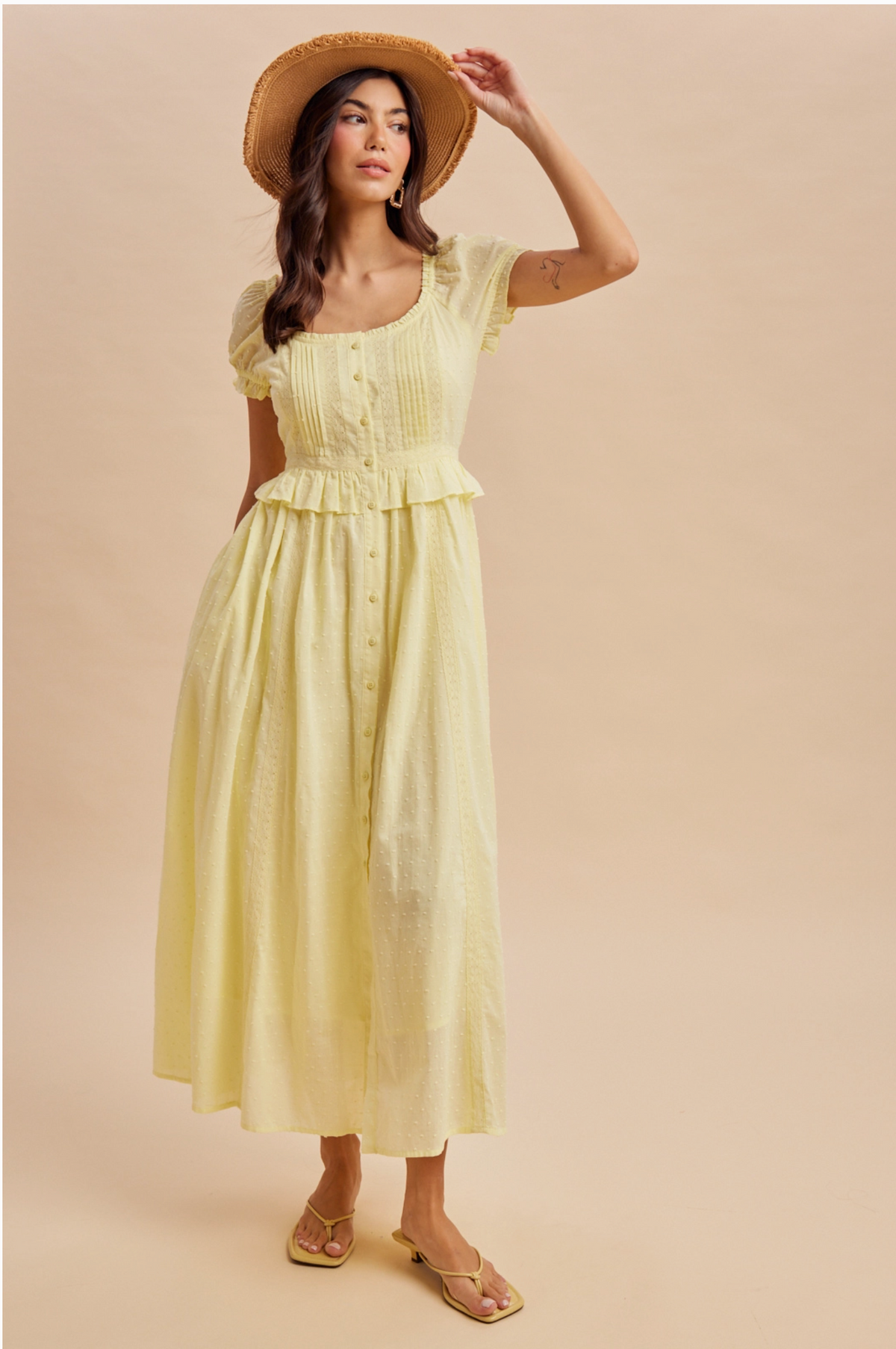 Pricilla Swiss Dot Dress