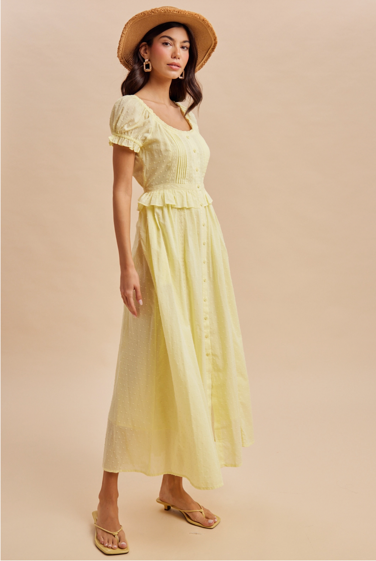 Pricilla Swiss Dot Dress