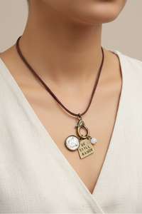 Be Still & Know Hand Stamped Necklace