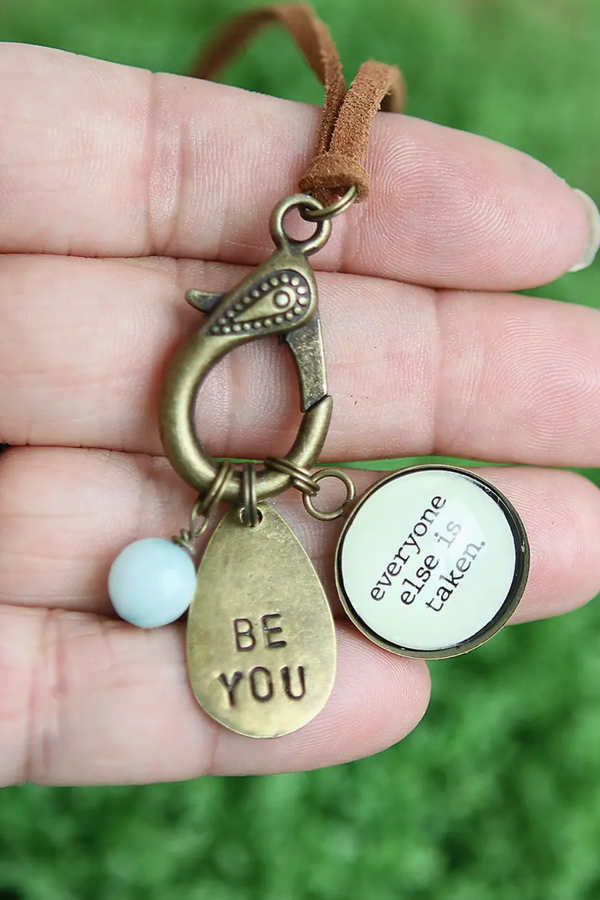Be You Hand Stamped Necklace