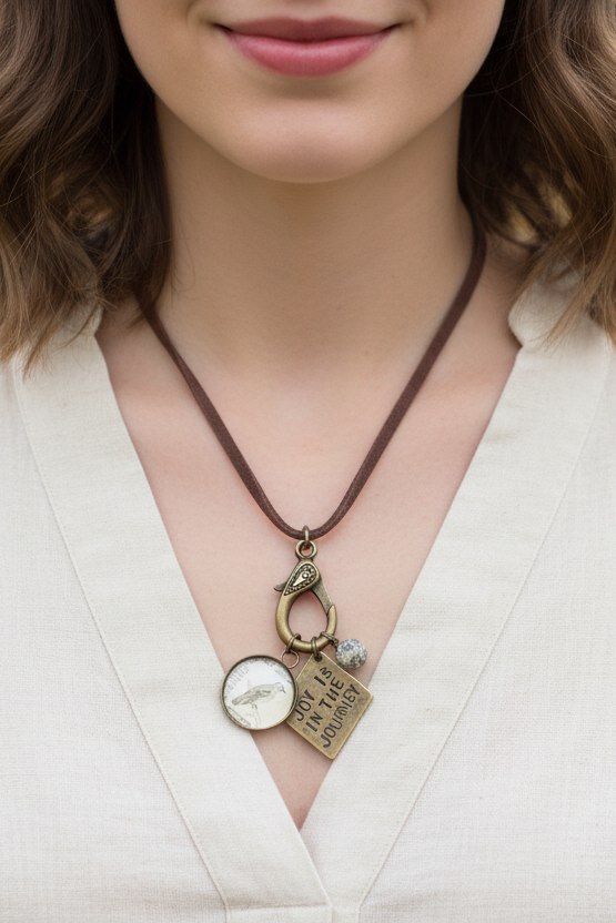 Joy Is In The Journey Necklace