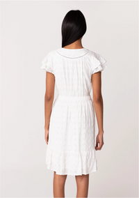 Frankie Eyelet Dress - White