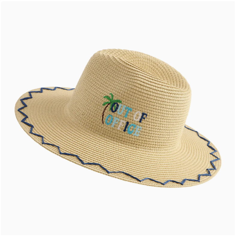 Out Of Office Straw Hat