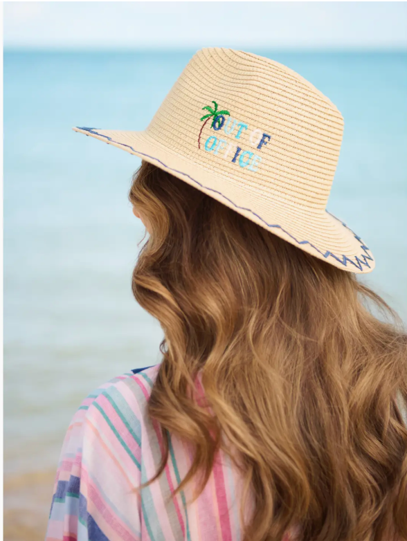 Out Of Office Straw Hat | Arrival 5/1