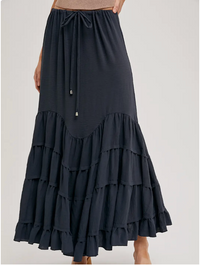 Ruffled Maxi Skirt