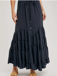 Ruffled Maxi Skirt