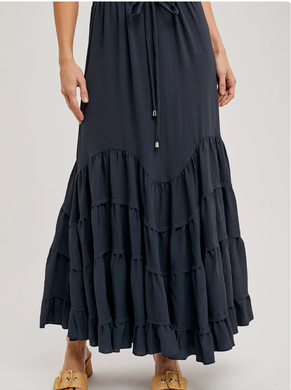 Ruffled Maxi Skirt