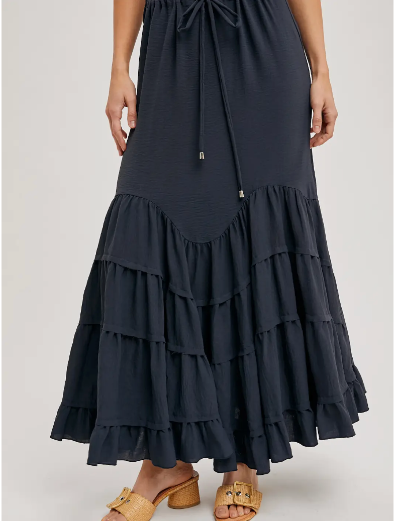 Ruffled Maxi Skirt