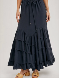 Ruffled Maxi Skirt