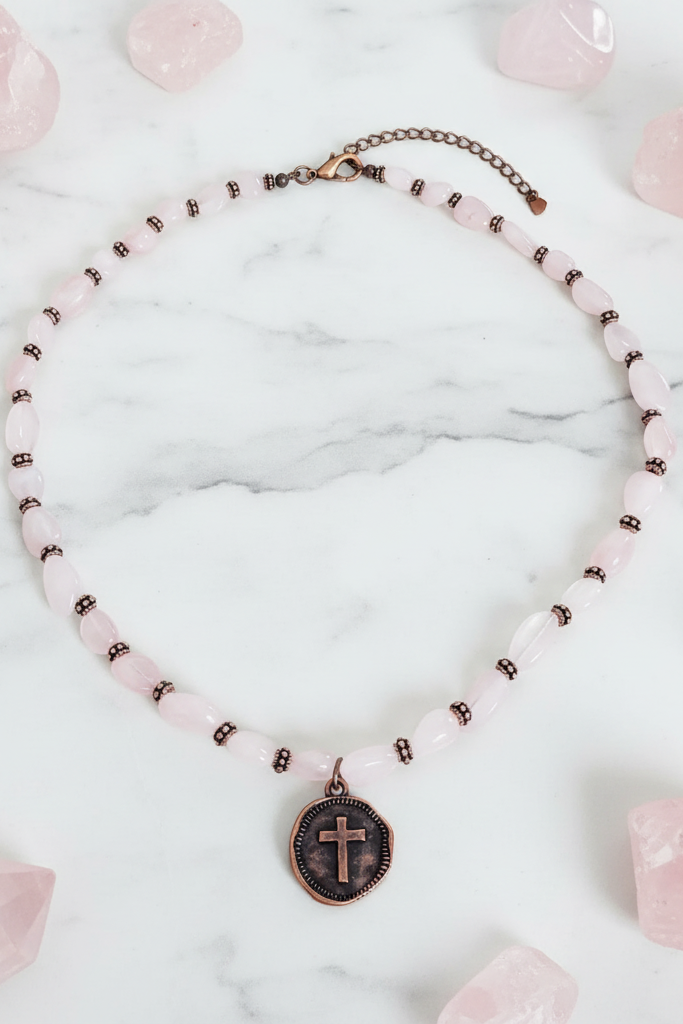 Rosella Collection Copper Cross Charm Necklace | Arrival 4/29