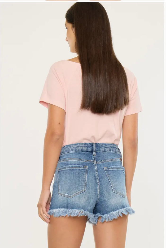 Modern Edge Denim Shorts