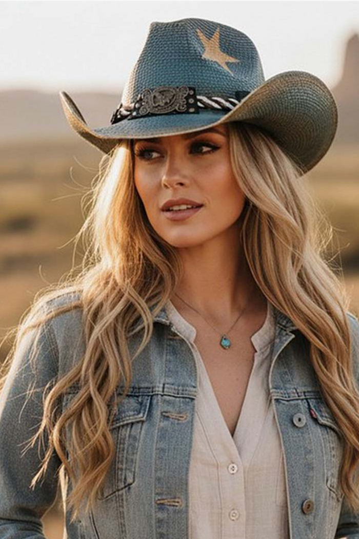 Lonestar Straw Cowboy Hat