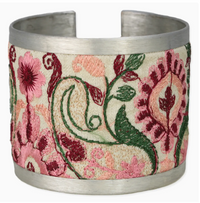 Isabella Embroidered Cuff Bracelet