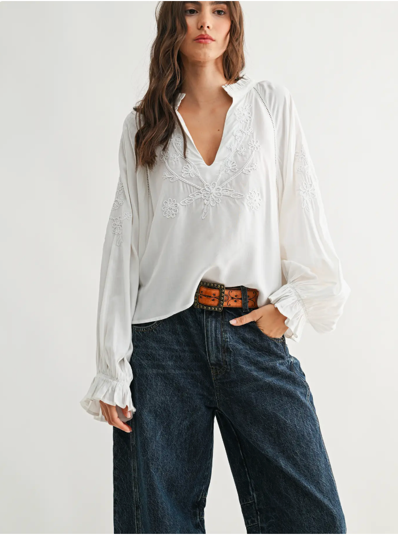 Tennessee Embroidered Top | Arrival 5/19